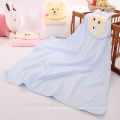 Organic bamboo baby hooded towel super fluffy premium baby bath towel Suit for Boys & Girls bear face baby towel